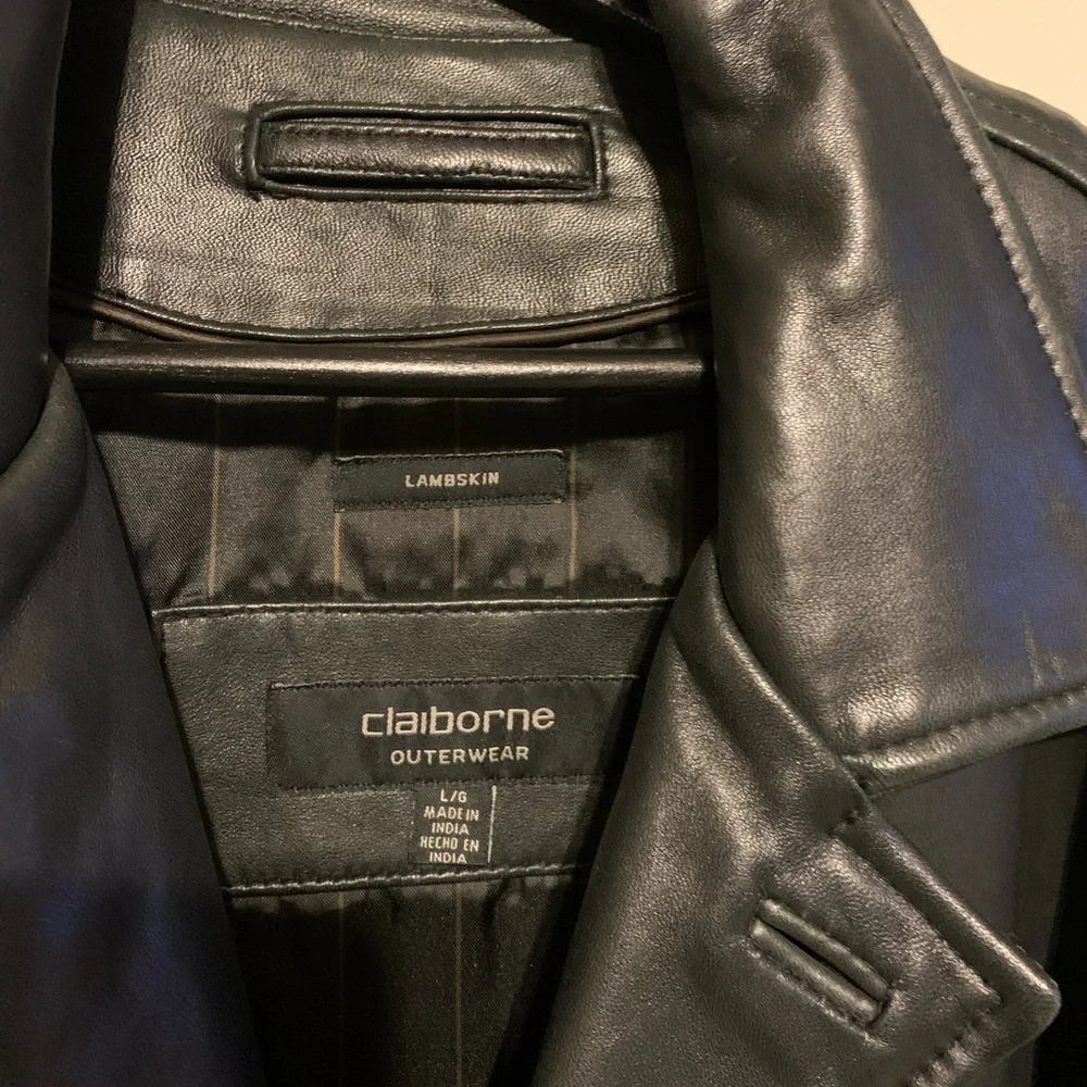 Mens Liz Claiborne 100% Lambskin coat - Picture 3 of 6